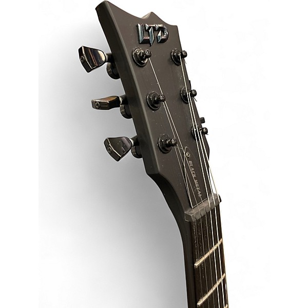 Used ESP Black Metal Black Electric Guitar