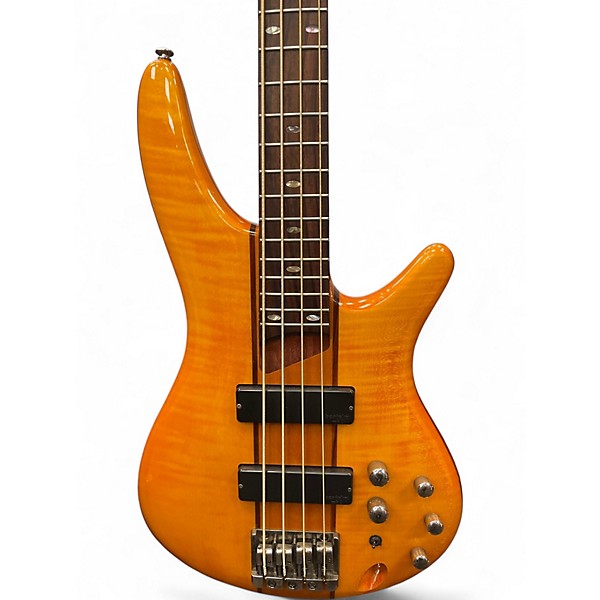 Used Ibanez SR700 Yellow Electric Bass Guitar