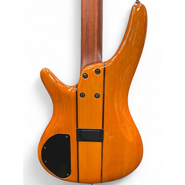 Used Ibanez SR700 Yellow Electric Bass Guitar