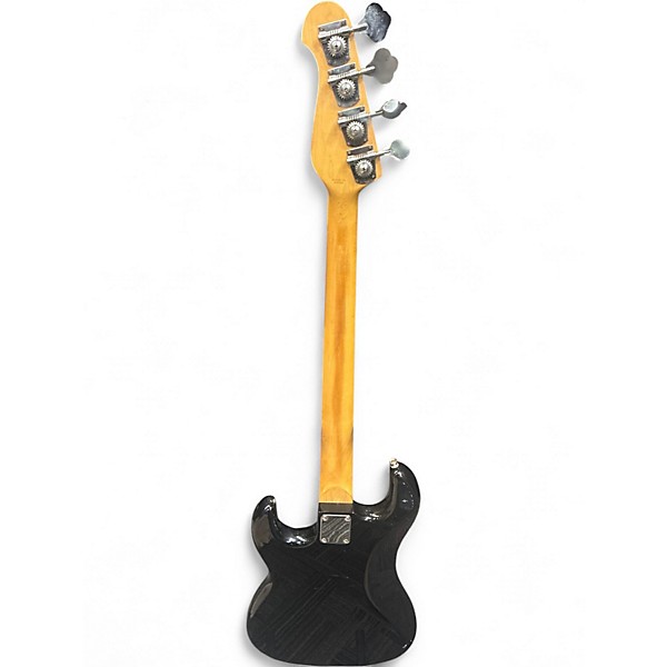 Used Applause Double Cutaway Black Electric Bass Guitar
