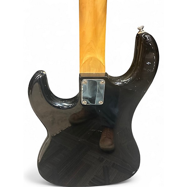 Used Applause Double Cutaway Black Electric Bass Guitar