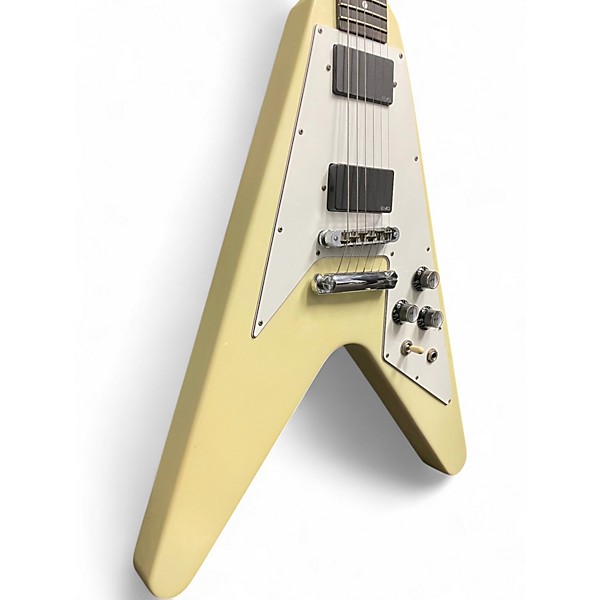Used Gibson 70s Flying V Antique White Solid Body Electric Guitar