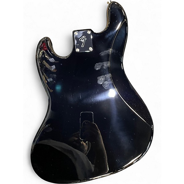 Used Fender USA Geddy Lee Signature Jazz Bass Black Electric Bass Guitar