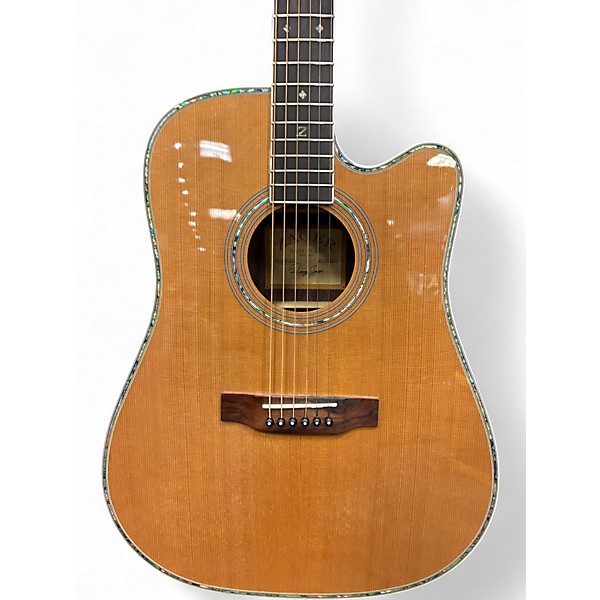 Used Zager ZAD-80CEN Natural Acoustic Electric Guitar