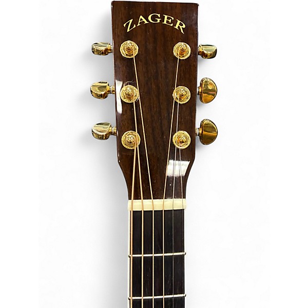 Used Zager ZAD-80CEN Natural Acoustic Electric Guitar