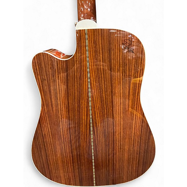 Used Zager ZAD-80CEN Natural Acoustic Electric Guitar