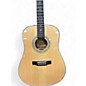 Used Zager zad-20en Natural Acoustic Electric Guitar