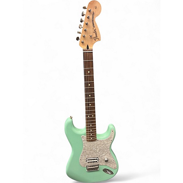 Used Fender Tom Delonge Signature Stratocaster Seafoam Green Solid Body Electric Guitar
