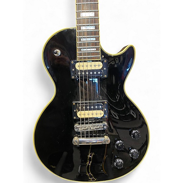 Used Epiphone Les Paul Custom Pro Black Solid Body Electric Guitar