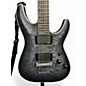 Used Schecter Guitar Research C1 Platinum Trans Charcoal Solid Body Electric Guitar