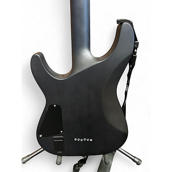 Used Schecter Guitar Research C1 Platinum Trans Charcoal Solid Body Electric Guitar