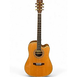 Used Zager ZAD-900 CE Vintage Natural Acoustic Electric Guitar
