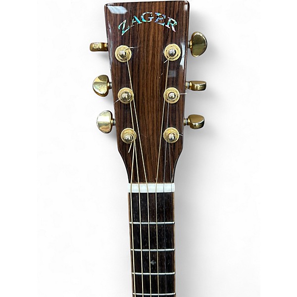 Used Zager ZAD-900 CE Vintage Natural Acoustic Electric Guitar