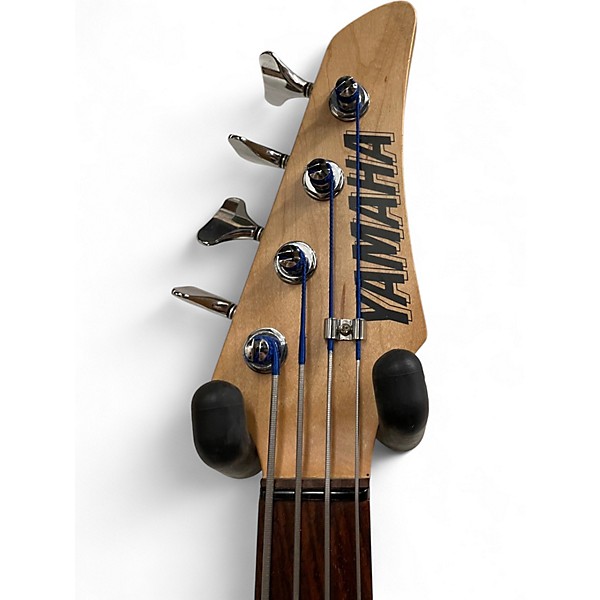 Used Yamaha RBX250F 4str Fretless Blue Electric Bass Guitar