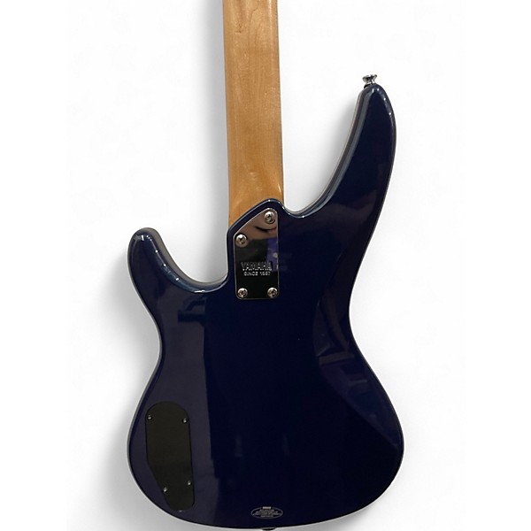 Used Yamaha RBX250F 4str Fretless Blue Electric Bass Guitar