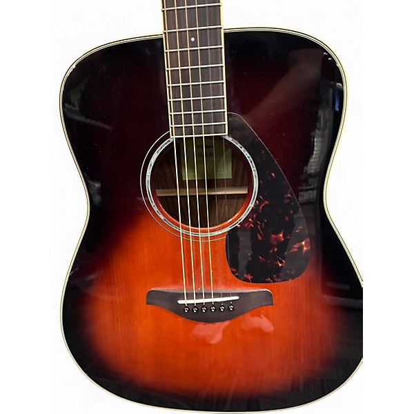Used Yamaha FG830 Brown Sunburst Acoustic Guitar