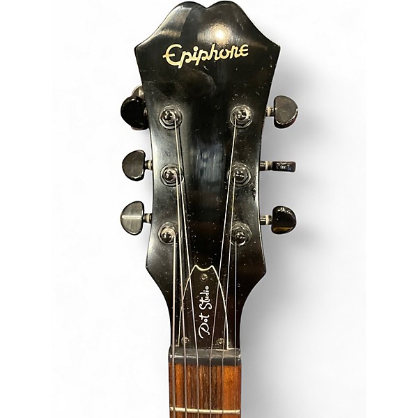 Used Epiphone Dot Studio Black Hollow Body Electric Guitar