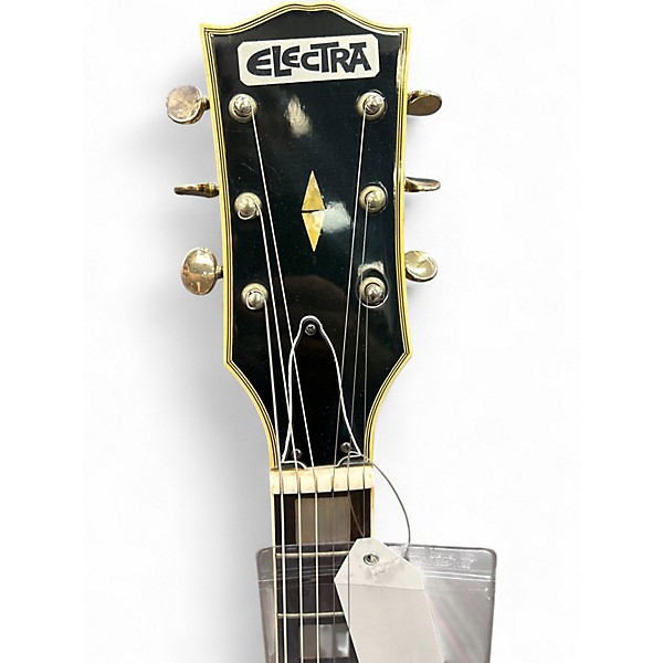 Used Electra LP STYLE Black Solid Body Electric Guitar