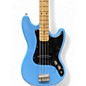 Used Squier Bronco Blue Electric Bass Guitar