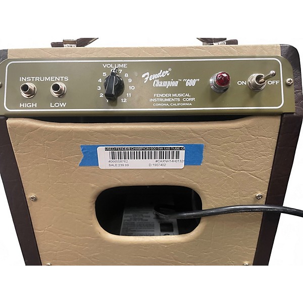 Used Fender Champion 600 5W 1X6 Tube Guitar Combo Amp