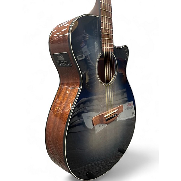 Used Ibanez AEG50 Indigo Blue Burst Acoustic Electric Guitar