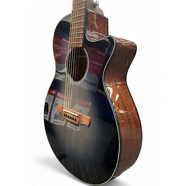 Used Ibanez AEG50 Indigo Blue Burst Acoustic Electric Guitar