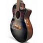 Used Ibanez AEG50 Indigo Blue Burst Acoustic Electric Guitar
