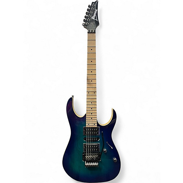 Used Ibanez RG470AHM Blue Moon Burst Solid Body Electric Guitar