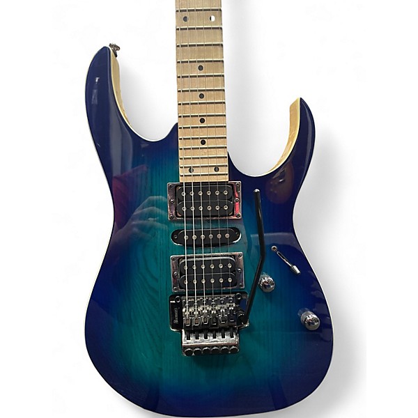 Used Ibanez RG470AHM Blue Moon Burst Solid Body Electric Guitar