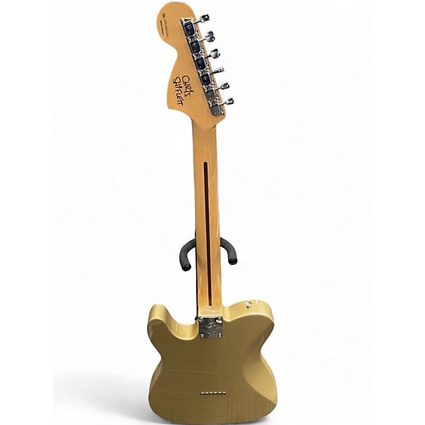 Used Fender Chris Shiflett Telecaster Deluxe GOLD Solid Body Electric Guitar