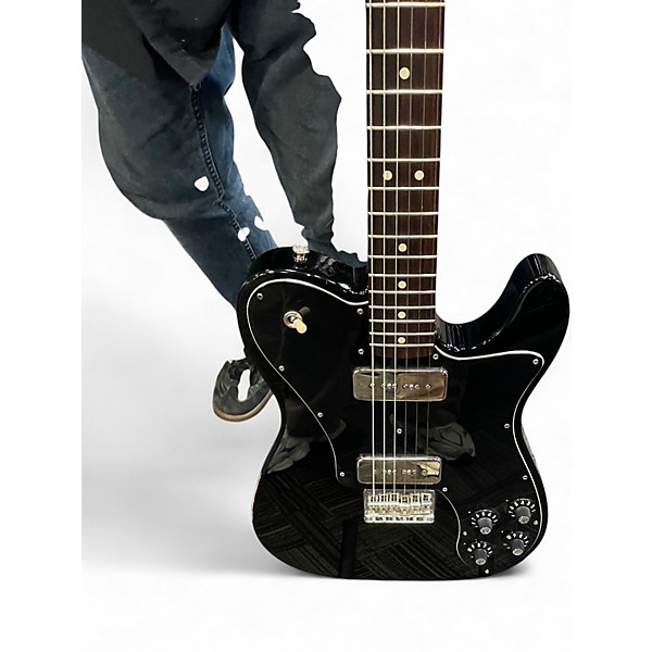 Used Fender Chris Shiflett Telecaster Deluxe BLACK Solid Body Electric Guitar