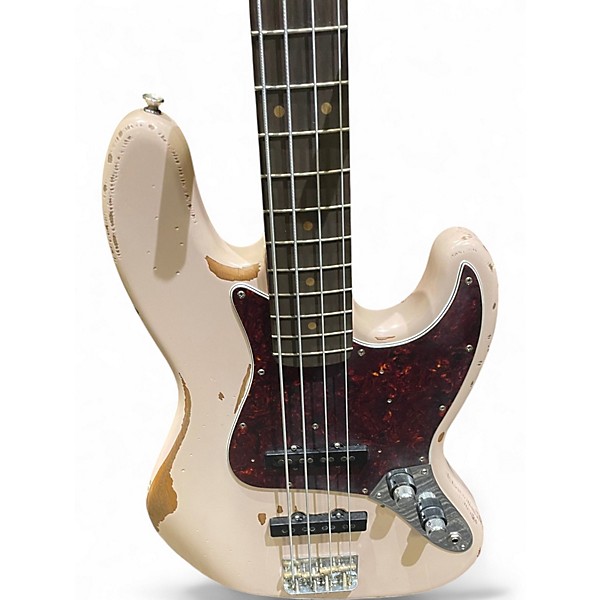Used Fender Flea Signature Jazz Bass Shell Pink Electric Bass Guitar