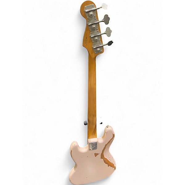 Used Fender Flea Signature Jazz Bass Shell Pink Electric Bass Guitar