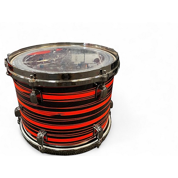 Used TAMA 5 Piece Starclassic NEON ORANGE OYSTER Drum Kit