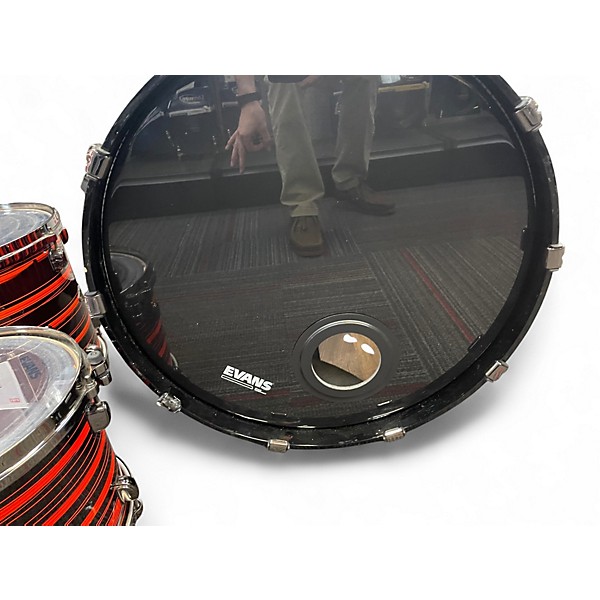 Used TAMA 5 Piece Starclassic NEON ORANGE OYSTER Drum Kit
