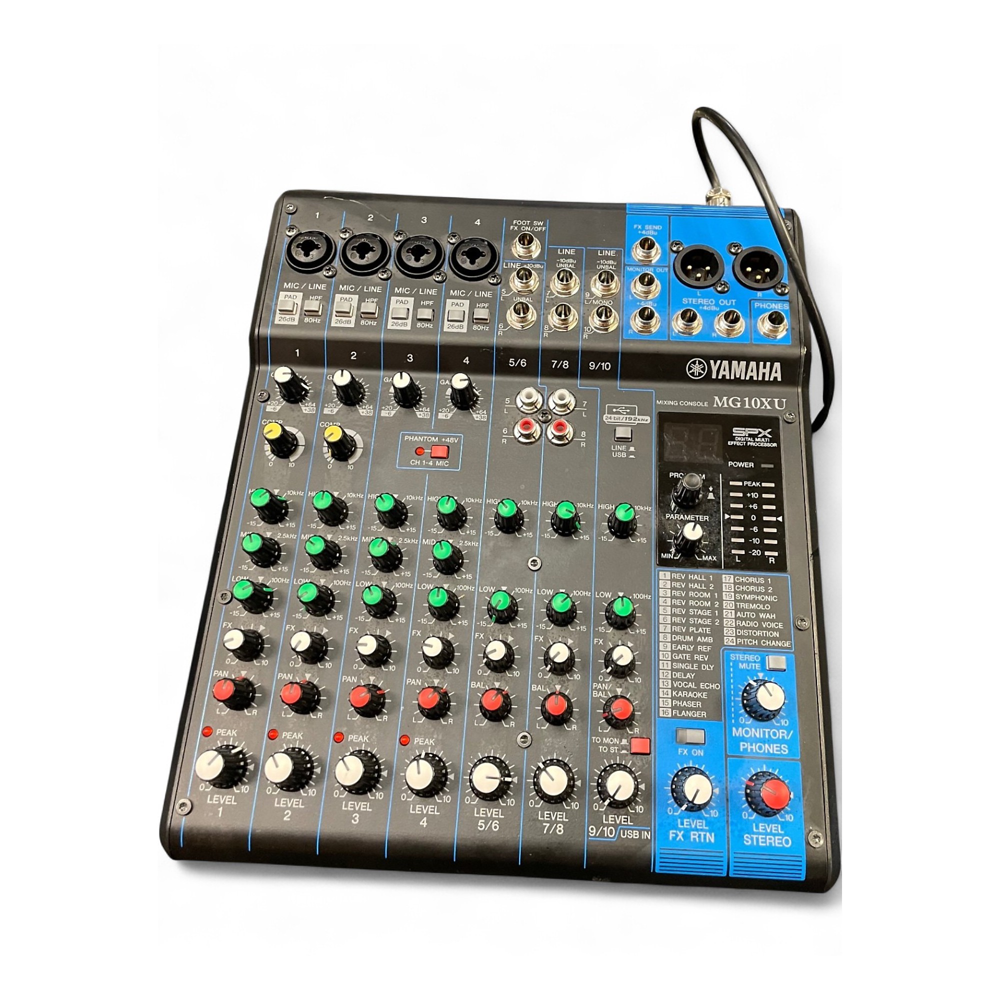 MG10XU YAMAHA 不具合なし Used Yamaha MG10XU 10 Channel Mixer with Effects Unpowered Mixer