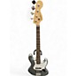 Used Squier Affinity Jazz Bass Silver Electric Bass Guitar thumbnail