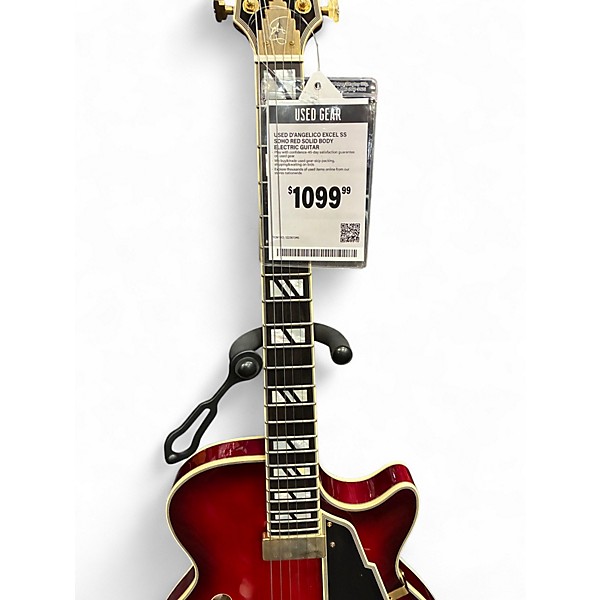 Used D'Angelico Excel SS Soho Red Solid Body Electric Guitar
