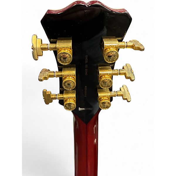 Used D'Angelico Excel SS Soho Red Solid Body Electric Guitar