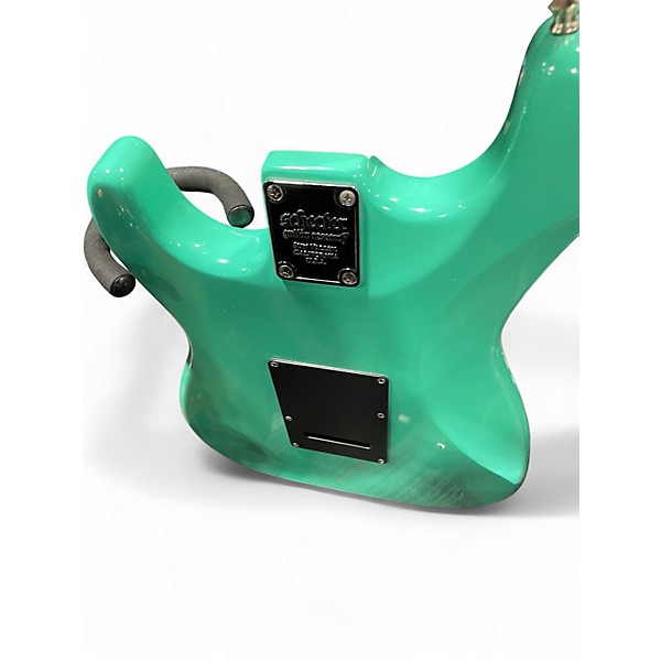 Used Schecter Guitar Research Nick Johnston Traditional HSS Electric Guitar Atomic Green M TEAL Solid Body Electric Guitar