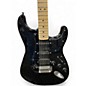 Used 2024 Squier SONIC STRATOCASTER Black Solid Body Electric Guitar