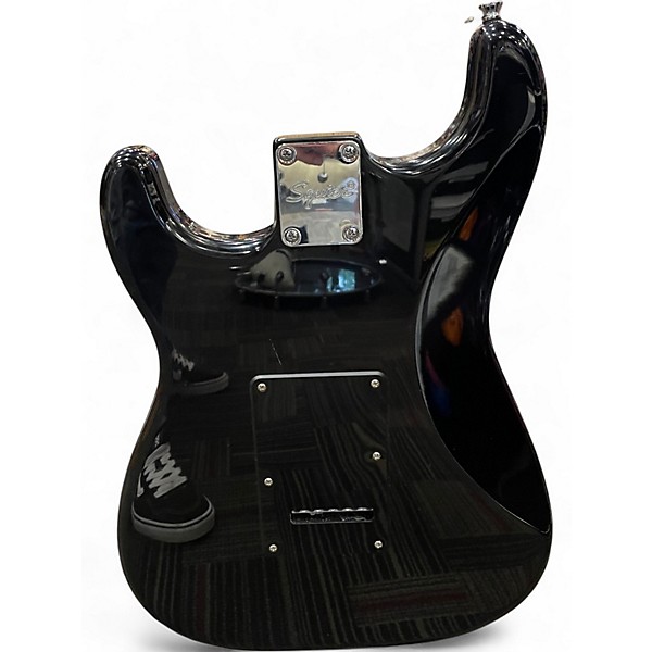 Used 2024 Squier SONIC STRATOCASTER Black Solid Body Electric Guitar
