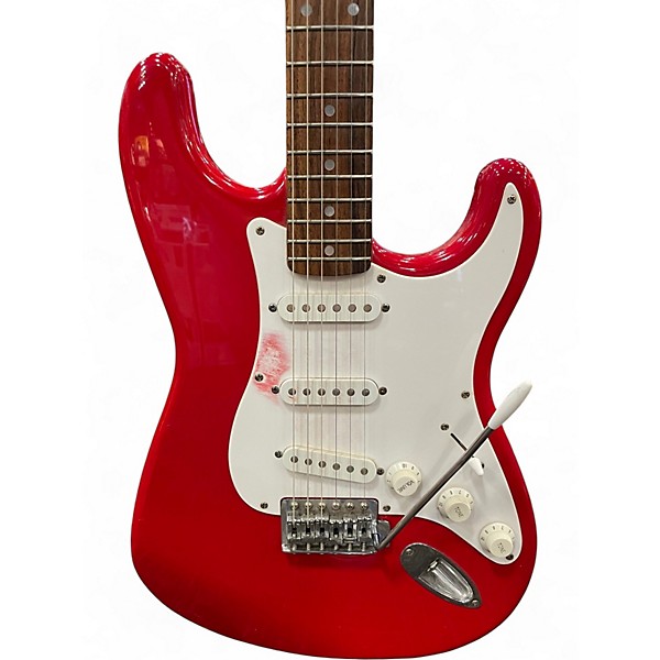 Used Squier Affinity Stratocaster Dakota Red Solid Body Electric Guitar