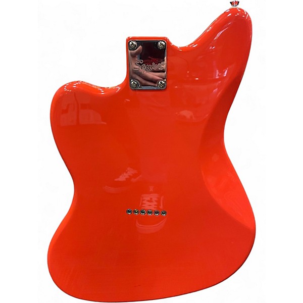 Used Squier Paranormal Jazzmaster XII Fiesta Red Solid Body Electric Guitar