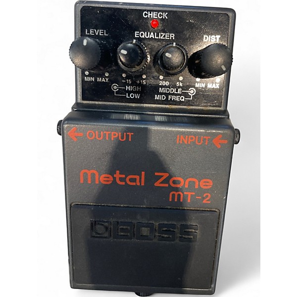 Used BOSS MT2 Metal Zone Distortion Effect Pedal