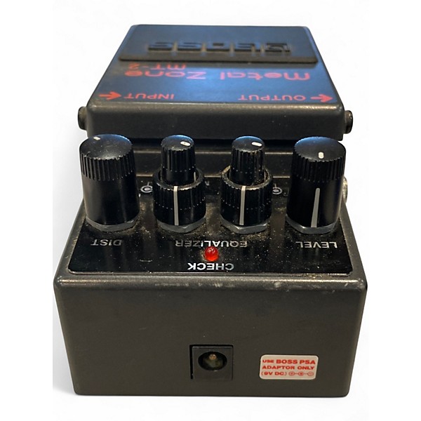 Used BOSS MT2 Metal Zone Distortion Effect Pedal