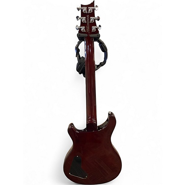 Used PRS SE Custom 22 Semi-Hollowbody Trans Amber Hollow Body Electric Guitar