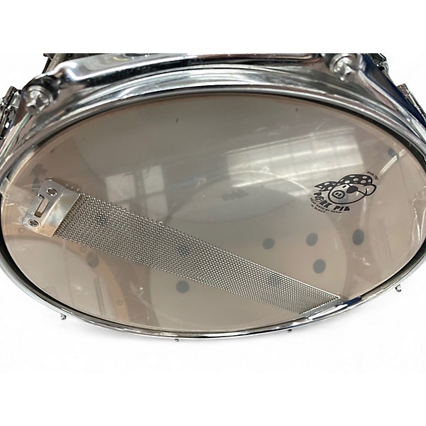 Used Pork Pie 6X12 Little Squealer Snare Silverburst Drum