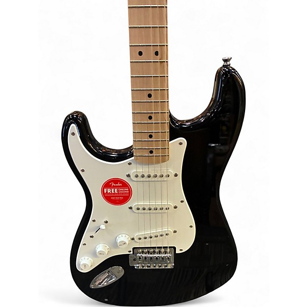 Used Squier SONIC STRATOCASTER BLACK Electric Guitar