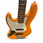 Used Fender Player Jazz Bass Left Handed Capri Orange Electric Bass Guitar